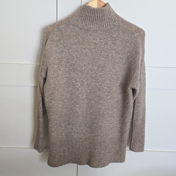 Oversized Alpaca Wool Turtleneck Sweater - Picture 3 of 11